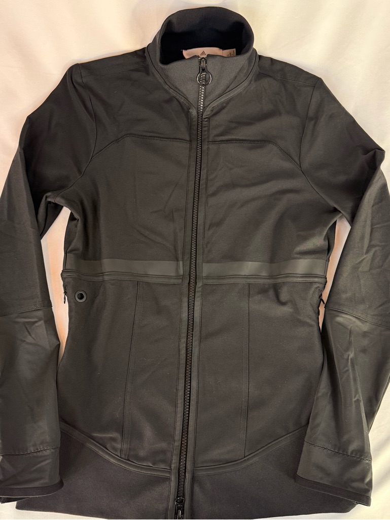 Adidas By Stella Mccartney Black Zip-Up Utility Jacket